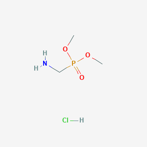 molecular formula C3H11ClNO3P B8415176 Dimethyl (aminomethyl)phosphonate hydrochloride 