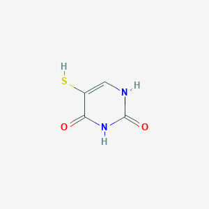 molecular formula C4H4N2O2S B084152 5-Mercaptouracil CAS No. 14020-53-2