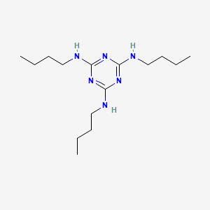 molecular formula C15H30N6 B8415216 2,4,6-Tris(butylamino)-1,3,5-triazine CAS No. 16268-97-6