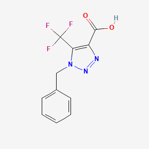 1-benzyl-5-trifluoromethyl-1H-[1,2,3]triazole-4-carboxylic acid