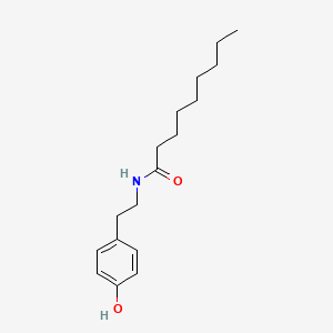 molecular formula C17H27NO2 B8415396 N-nonanoyl tyramine 