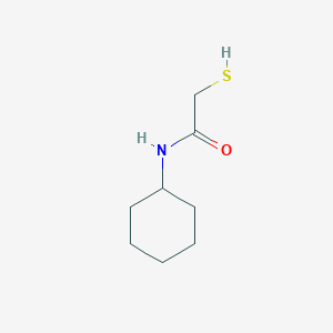 molecular formula C8H15NOS B8415411 N-cyclohexyl-2-mercaptoacetamide 