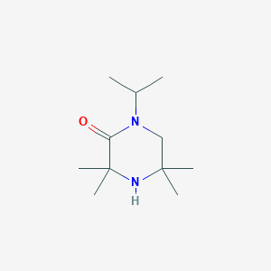 molecular formula C11H22N2O B8415448 1-Isopropyl-3,3,5,5-tetramethyl-2-piperazinone 