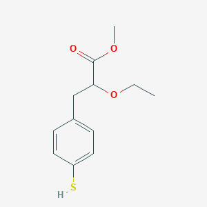 2-Ethoxy-3-(4-mercapto-phenyl)-propionic acid methyl ester