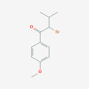 molecular formula C12H15BrO2 B8415523 2-bromo-1-(4-Methoxy-Phenyl)-3-Methyl-Butan-1-One 