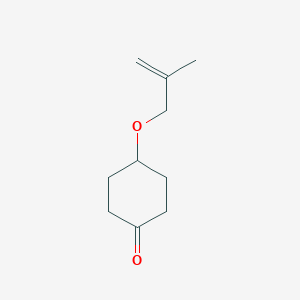 molecular formula C10H16O2 B8415536 4-(2-Methyl-allyloxy)-cyclohexanone 