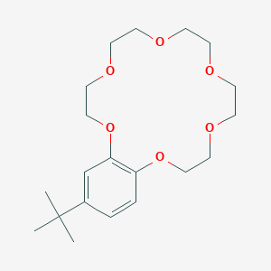 molecular formula C20H32O6 B084156 20-Tert-butyl-2,5,8,11,14,17-hexaoxabicyclo[16.4.0]docosa-1(18),19,21-triene CAS No. 14098-26-1