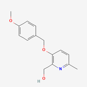 [3-(4-Methoxy-benzyloxy)-6-methyl-pyridin-2-yl]-methanol