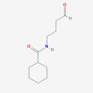molecular formula C11H19NO2 B8416257 Cyclohexanecarboxylic acid (4-oxo-butyl)-amide 