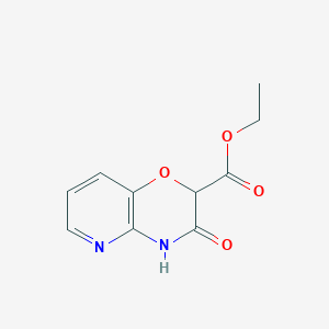 3,4-Dihydro-3-oxo-2H-pyrido[3,2-b]-1,4-oxazin-2-carboxylic acid ethyl ester
