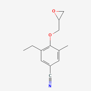 3-Ethyl-5-methyl-4-oxiranylmethoxy-benzonitrile