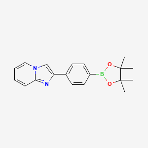 2-[4-(4,4,5,5-Tetramethyl-1,3,2-dioxaborolan-2-yl)phenyl]imidazo[1,2-a]pyridine