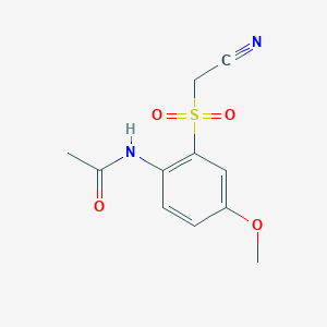 n-(2-Cyanomethylsulfonyl-4-methoxyphenyl)acetamide