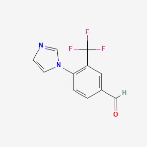 4-(1H-imidazol-1-yl)-3-trifluoromethylbenzaldehyde
