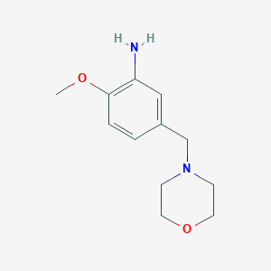 2-Methoxy-5-morpholin-4-ylmethyl-phenylamine