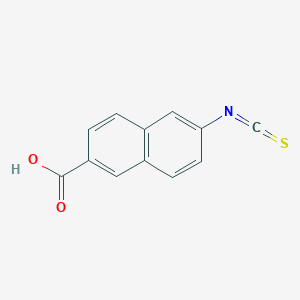 molecular formula C12H7NO2S B8416593 6-Isothiocyanato-2-naphthoic acid 