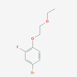 4-Bromo-1-(2-ethoxyethoxy)-2-fluorobenzene