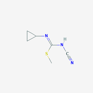 1-Cyclopropyl-2-methyl-3-cyanoisothiourea