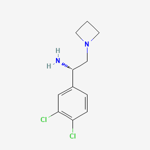 (S)-2-(Azetidin-1-yl)-1-(3,4-dichlorophenyl)ethanamine