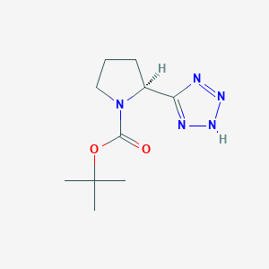 (S)-2-(1H-Tetrazol-5-yl)-pyrrolidine-1-carboxylic acid tert-butyl ester