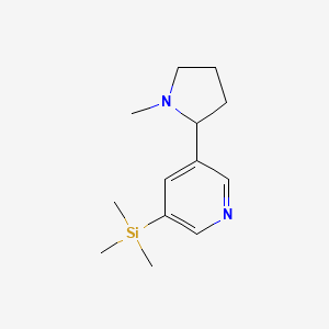 5-(Trimethylsilyl)-3-(1-methyl-2-pyrrolidinyl)pyridine