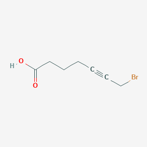 7-Bromo-5-heptynoic acid