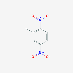 molecular formula C7H6N2O4 B008417 2,5-Dinitrotoluene CAS No. 619-15-8