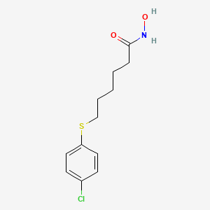 6-(4-Chlorophenylsulfanyl)hexanoic acid hydroxamide