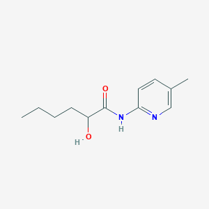 2-hydroxy-N-(5-methylpyridin-2-yl)hexanamide