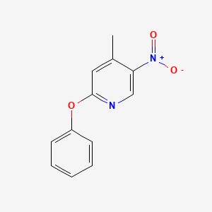 4-Methyl-5-nitro-2-phenoxy-pyridine