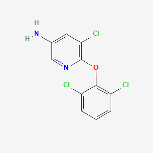 5-Amino-3-chloro-2-(2,6-dichlorophenoxy)pyridine