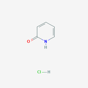 molecular formula C5H6ClNO B084171 1H-吡啶-2-酮；盐酸盐 CAS No. 13472-62-3