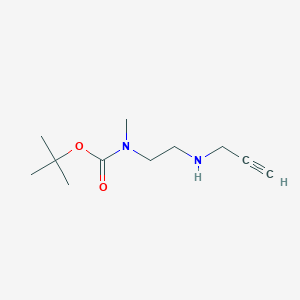 N-tert-butoxycarbonyl-N-methyl-N'-prop-2-ynyl-ethane-1,2-diamine