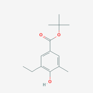 3-Ethyl-4-hydroxy-5-methyl-benzoic acid tert-butyl ester