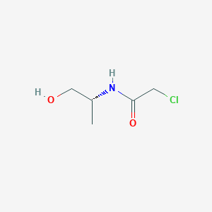 2-chloro-N-((R)-2-hydroxy-1-methyl-ethyl)-acetamide