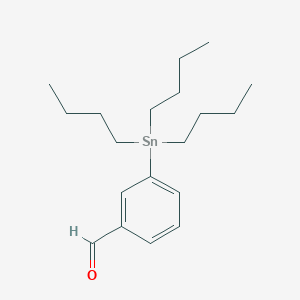 molecular formula C19H32OSn B8417187 3-(Tributylstannyl)benzaldehyde CAS No. 88373-25-5