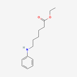 molecular formula C14H21NO2 B8417191 N-ethoxycarbonylpentyl-N-phenylamine 