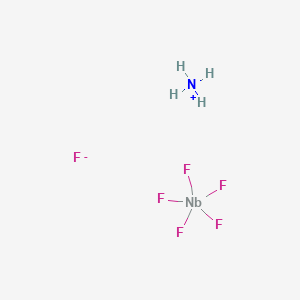 molecular formula F6H4NNb B084172 Ammonium hexafluoroniobate(1-) CAS No. 12062-13-4
