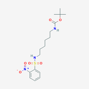 tert-Butyl 6-{[(2-nitrophenyl)sulfonyl]amino}hexylcarbamate