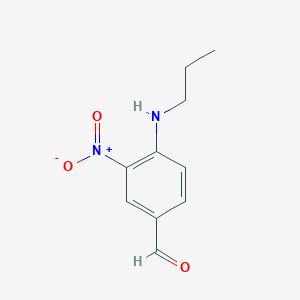 3-Nitro-4-(propylamino)benzaldehyde