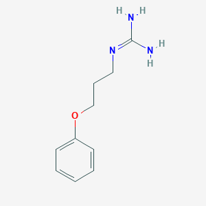 molecular formula C10H15N3O B084175 Guanoxyfen CAS No. 13050-83-4