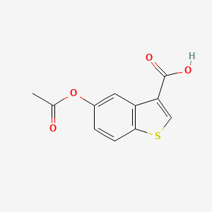 5-Acetoxybenzo[b]thiophene-3-carboxylic acid