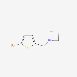 1-[(5-Bromo-2-thienyl)methyl]azetidine
