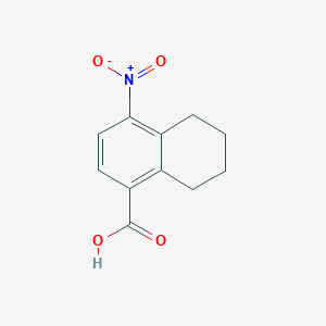 4-Nitro-5,6,7,8-tetrahydro-1-naphthalenecarboxylic acid