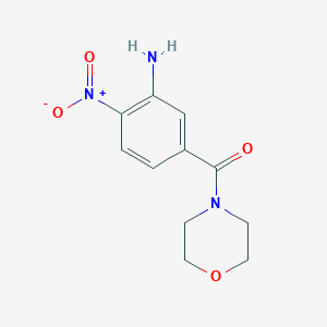 3-Amino-4-nitrobenzoic acid morpholide