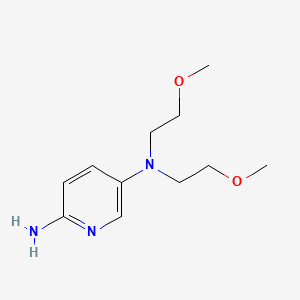 N5,N5-Bis-(2-methoxy-ethyl)-pyridine-2,5-diamine