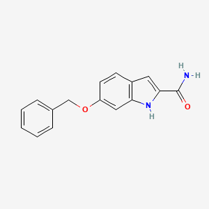 2-carbamoyl-6-benzyloxy-1H-indole