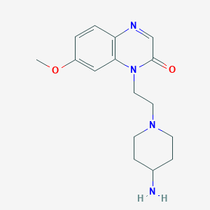 1-[2-(4-Aminopiperidin-1-yl)ethyl]-7-methoxyquinoxalin-2(1H)-one