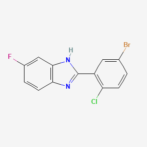 2-(5-Bromo-2-chloro-phenyl)-5-fluoro-1H-benzoimidazole