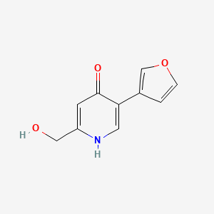 2-Hydroxymethyl-5-(3-furyl)-pyridin-4-ol